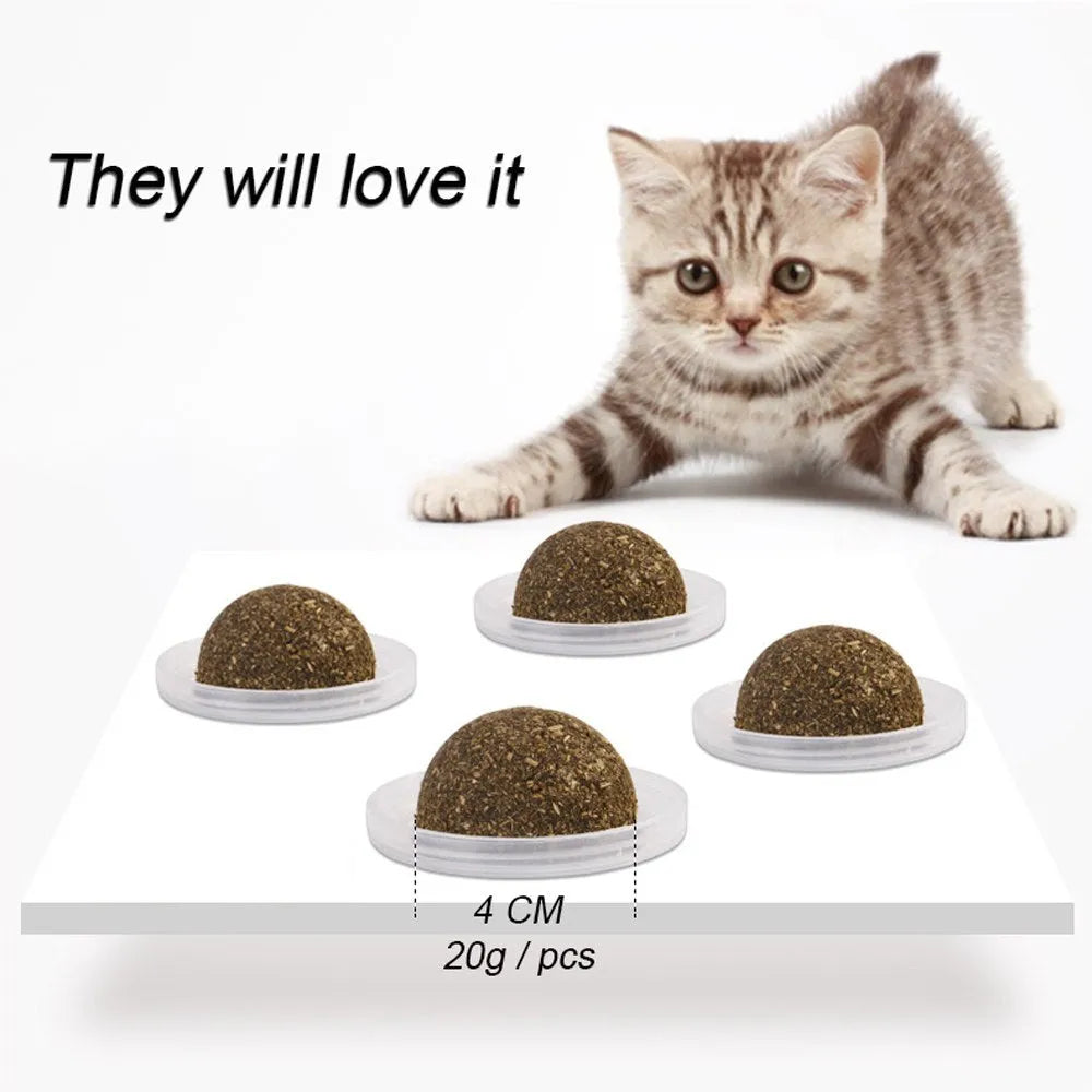 Mint ball catnip toy for cats, 20g, available in 3.3cm and 4cm sizes