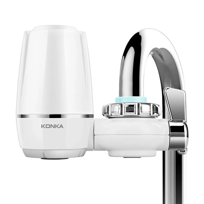 Faucet water purifier with high-speed flow and switchable water types for clean kitchen water