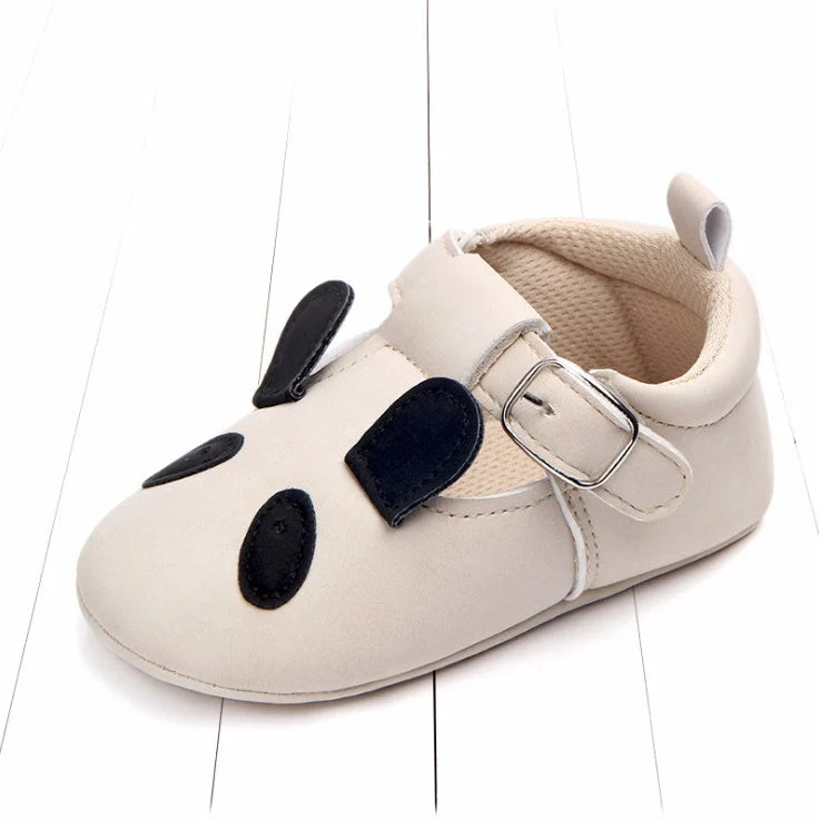 Cartoon animal baby shoes with non-slip soft bottom for spring and autumn wear