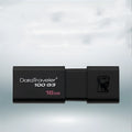 Black ABS dual-use USB flash drive with sliding cover for mobile phone and computer