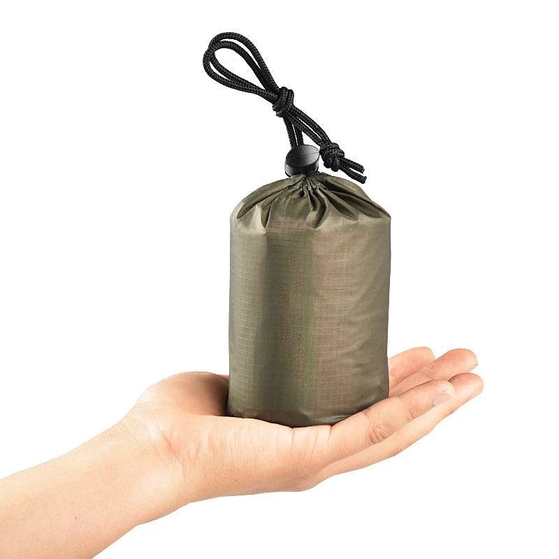 First-aid Tent Insulation Mat with reflective surface for emergency warmth and survival