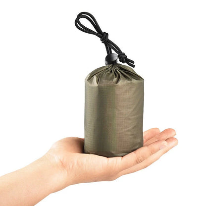 First-aid Tent Insulation Mat with reflective surface for emergency warmth and survival