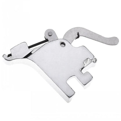 Universal presser foot holder for domestic sewing machines, made from durable zinc alloy