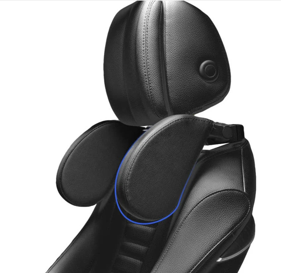 Ergonomic car rear headrest for neck support in various colors
