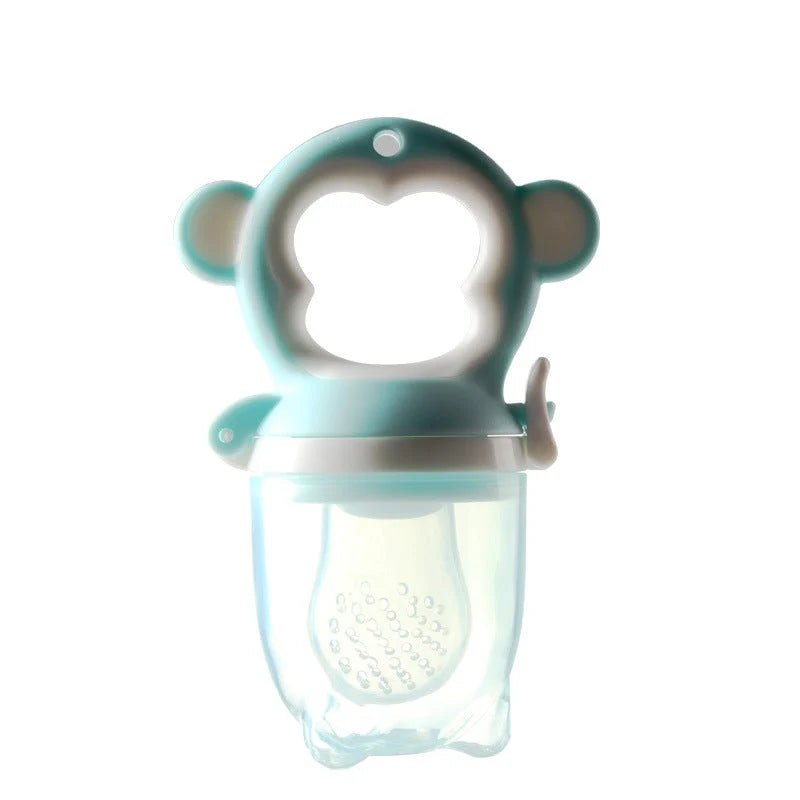 Food grade silicone banana teether toy for babies, safe and soothing for teething