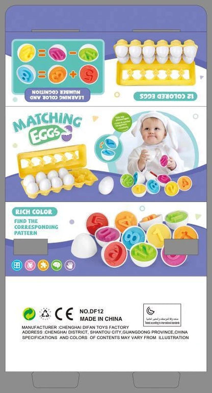 Smart Egg Toy for kids educational shape matching game BPA-free