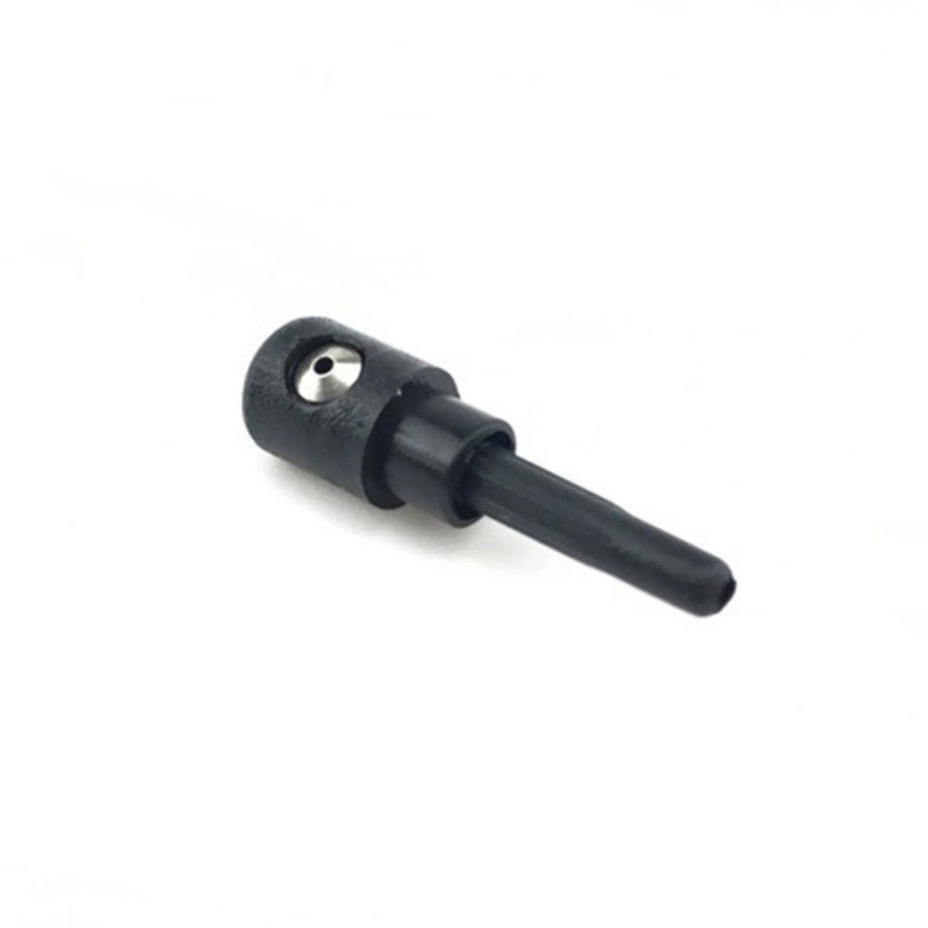 Black plastic rear wiper cover nozzle for Volkswagen Tiguan and Golf vehicles