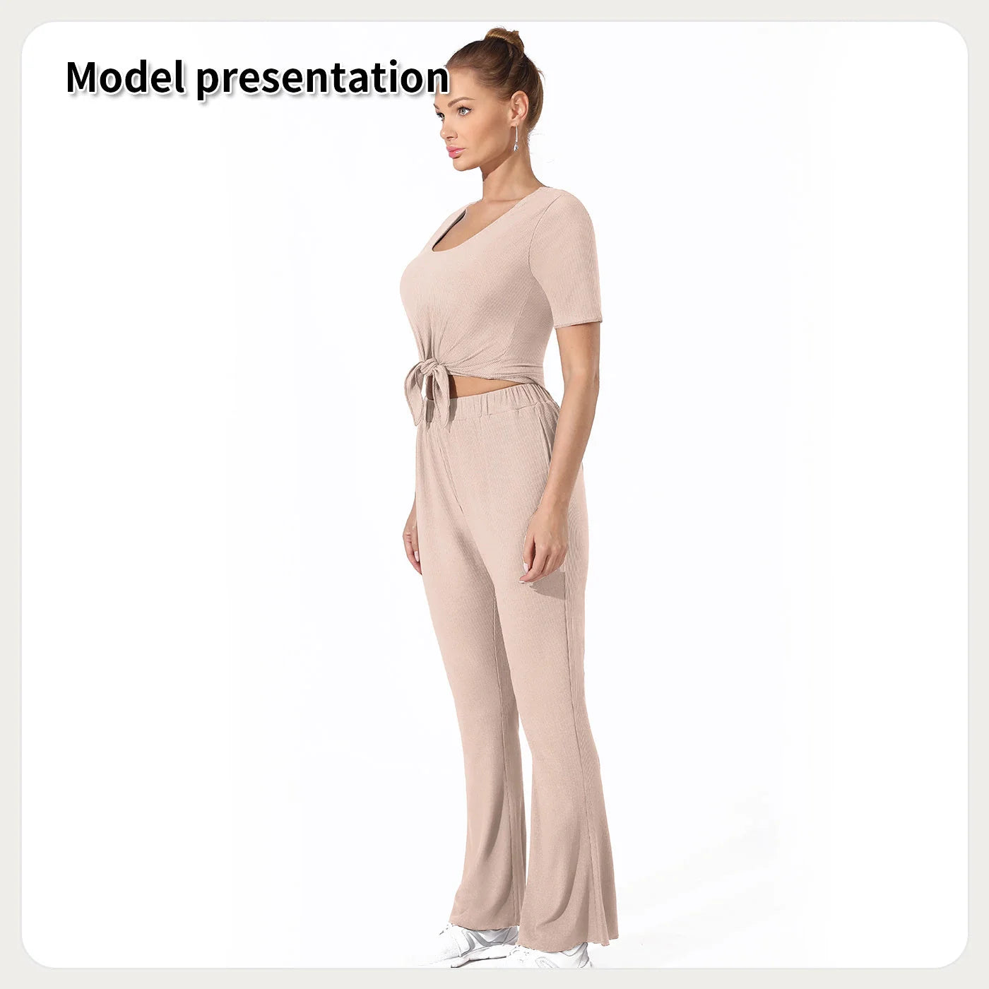 Dark green and coffee colour top and pants set, sizes S to 3XL