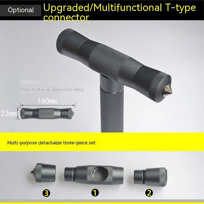 Aluminium alloy T-head assembly replacement part for Eagle Thorn series shovel and tactical stick