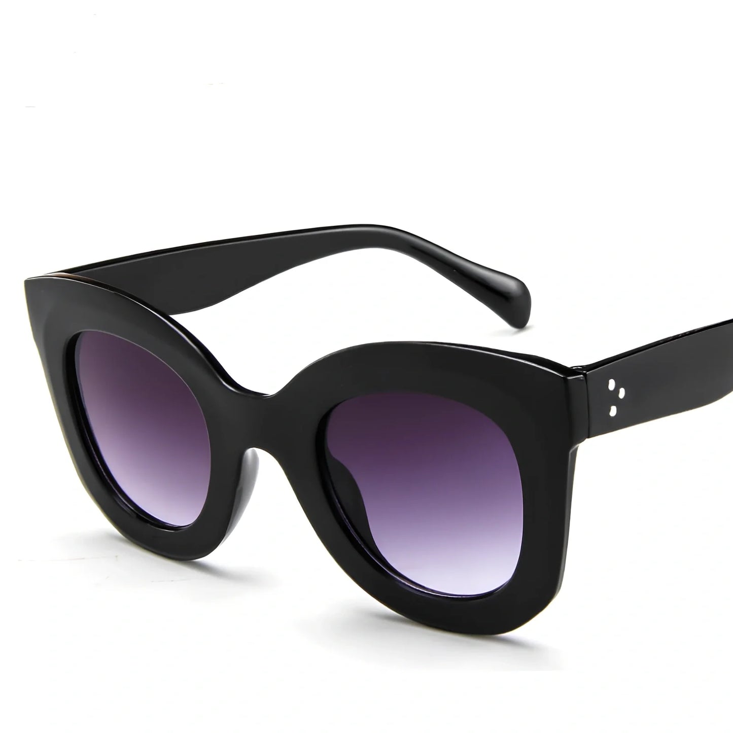 Women's cat eye sunglasses with UV400 protection and polarised lenses in multiple colour options