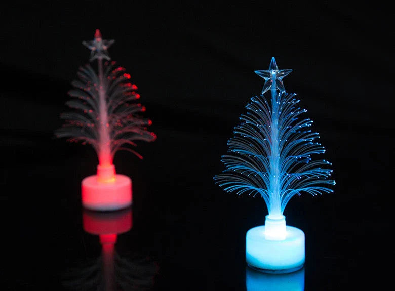 Colourful LED fiber optic night light for Christmas tree and home decoration
