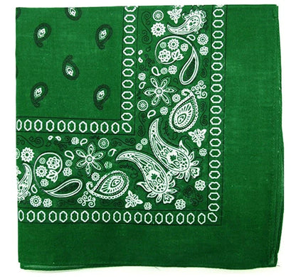 Cashew Flower Paisley Hip Hop Square Scarf in various colours