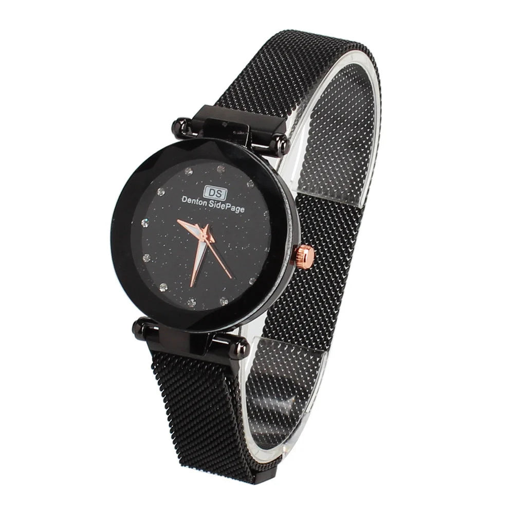 Star Watch in stainless steel with onion crown and small three-pin function