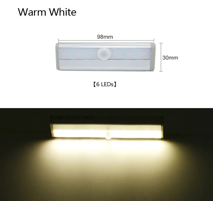 LED Cabinet Body Induction Lamp with motion sensor for automatic lighting