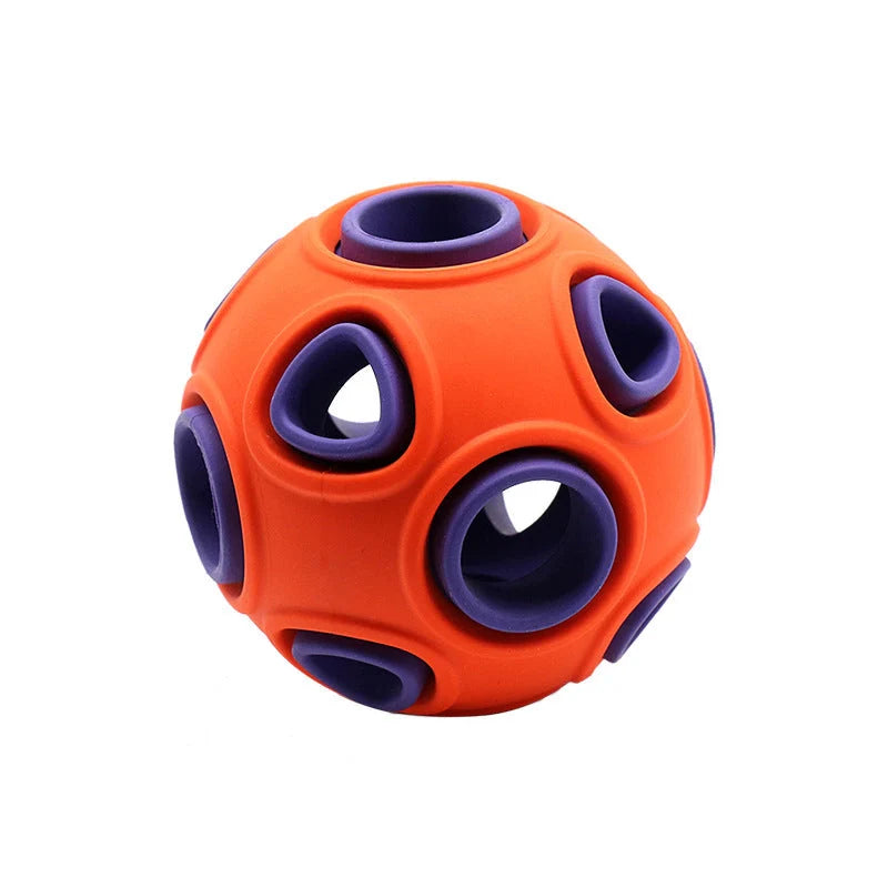 Luminous Sounding Dog Toy Ball in various colours, featuring light and sound for interactive play