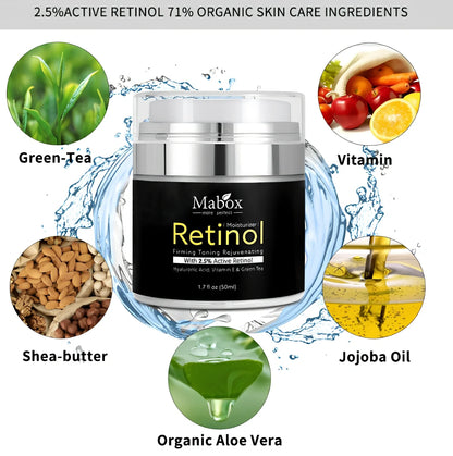 50ml whitening moisturising cream container with SPF30+ protection and hazelnut oil formulation