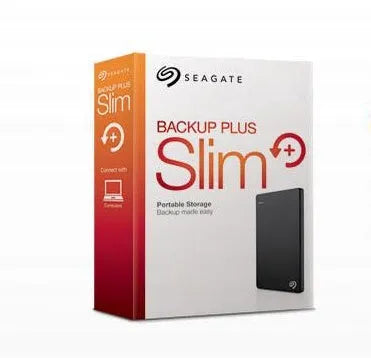 Seagate 2.5 inch portable external hard drive in black with USB 3.0 cable