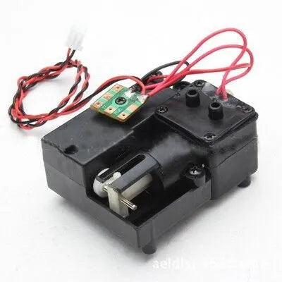 Black plastic smoke box electronic accessory for model tanks with 12V DC operation