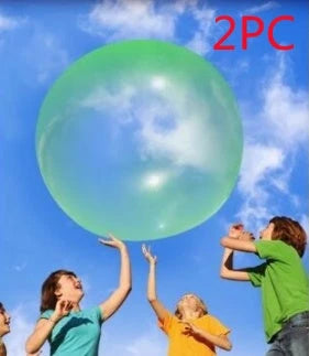 Colorful extra-large inflatable bubble balls in various sizes and vibrant hues, perfect for parties and outdoor fun