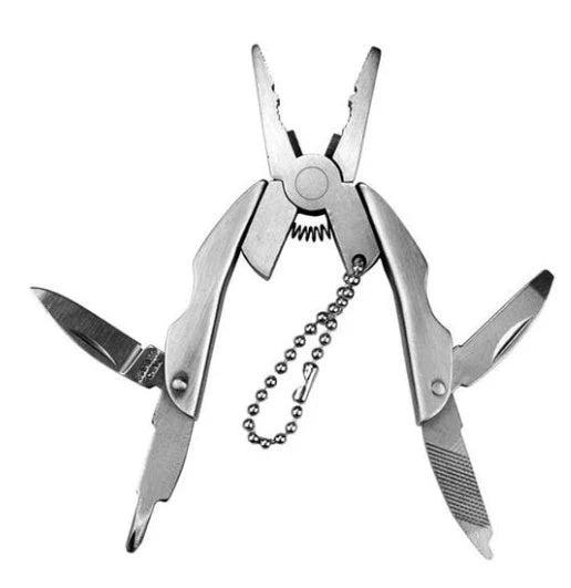 Compact 2cr13 steel mini multi-tool pliers with folding design for easy storage
