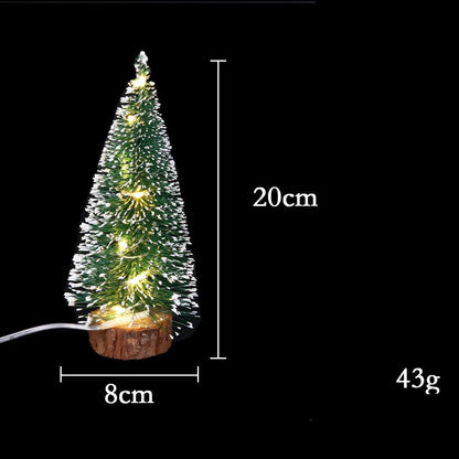 Mini Christmas Tree LED Lights in various sizes with colourful or warm light options