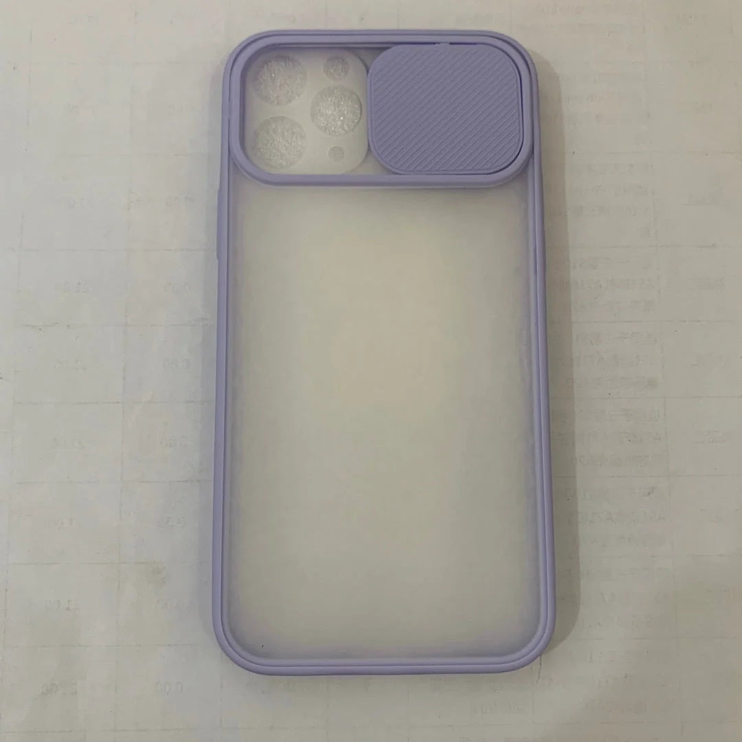 Frosted Surface Camera Protection Mobile Phone Case for iPhone in various colours