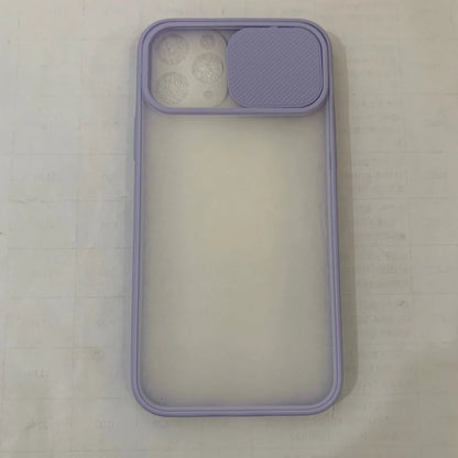 Frosted Surface Camera Protection Mobile Phone Case for iPhone in various colours