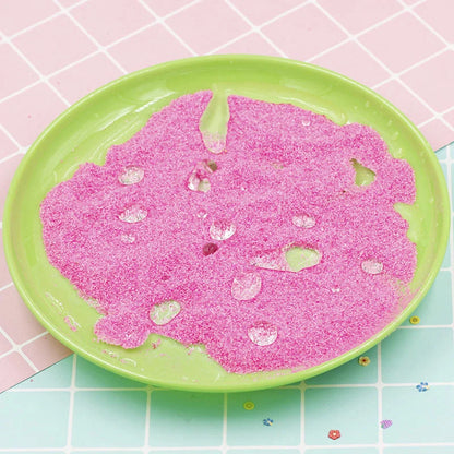 DIY Non-toxic Magic Mars Space Sand in seven colours for creative and educational play