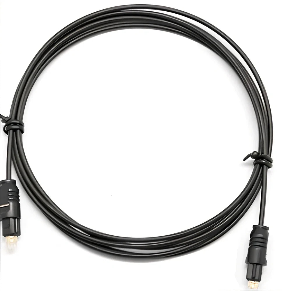 OD2.2 mm optical audio fibre cable with PVC jacket, 1-core imported fibre for digital transmission, lengths up to 30 m