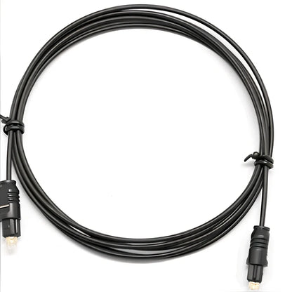 OD2.2 mm optical audio fibre cable with PVC jacket, 1-core imported fibre for digital transmission, lengths up to 30 m