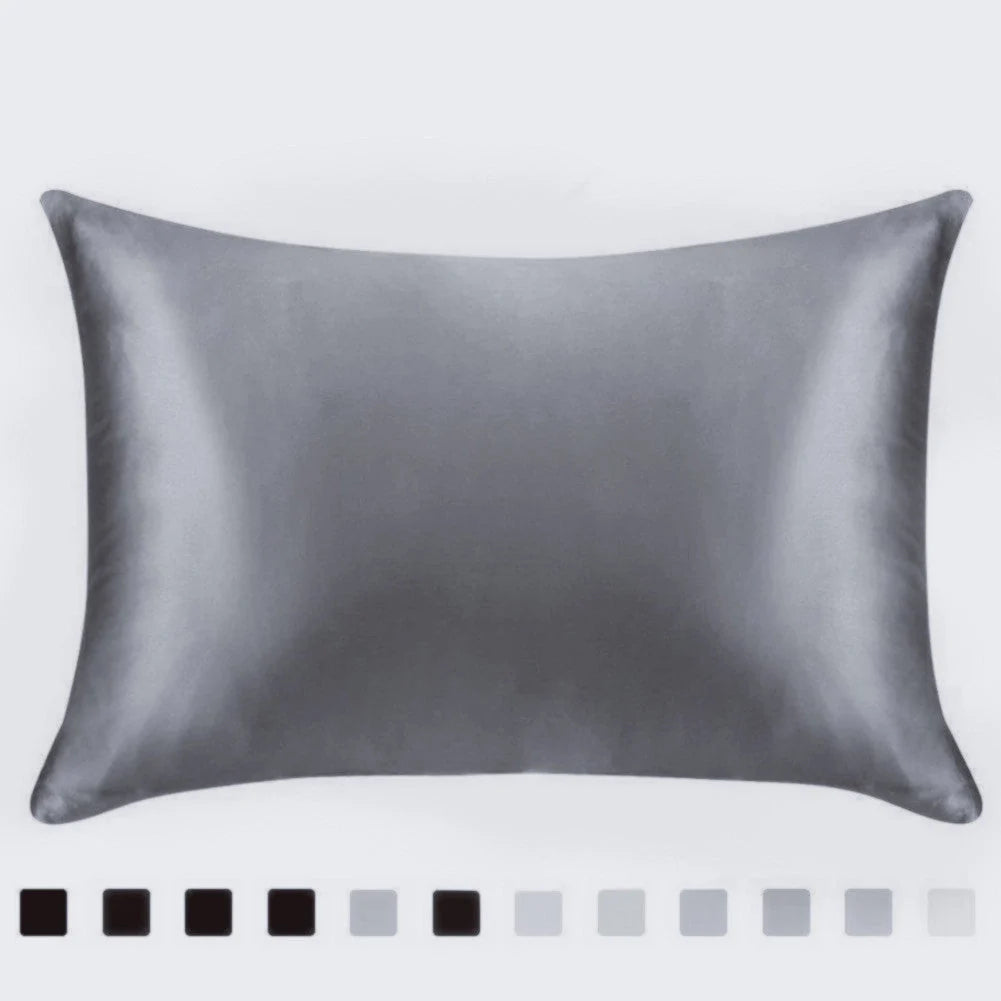 Luxury satin ice silk pillowcase in multiple colours for a cooler sleep