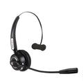Truck driver Bluetooth headset with microphone showing ergonomic design for comfortable long-term wear.