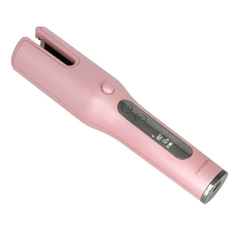 Wireless Charging Curl Styler with ceramic heating technology, reverse charging, and double heat insulation for safe, effortless styling