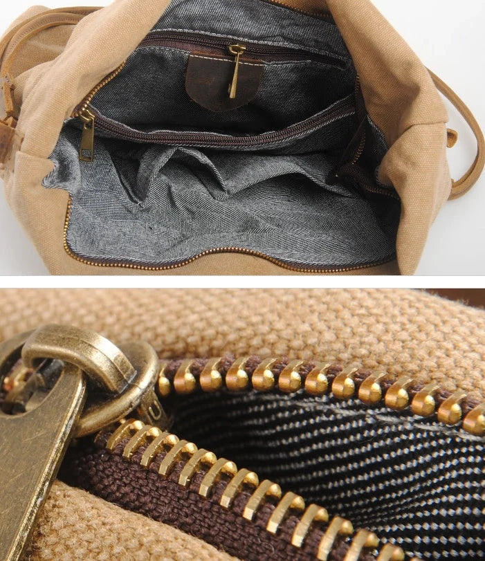 Crossbody retro art cloth bag with adjustable strap in various colours