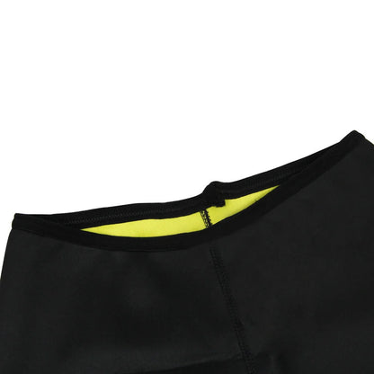 High Waist Thermal Slimming Pants in black, made from 100% polyester for workout and daily wear