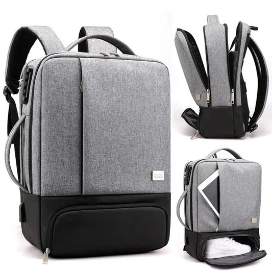 15.6 inch anti-theft nylon laptop bag in various colours