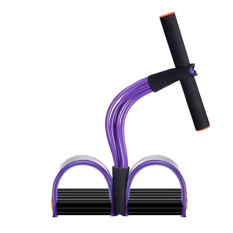 Natural Latex Resistance Trainer with handles for full-body workouts