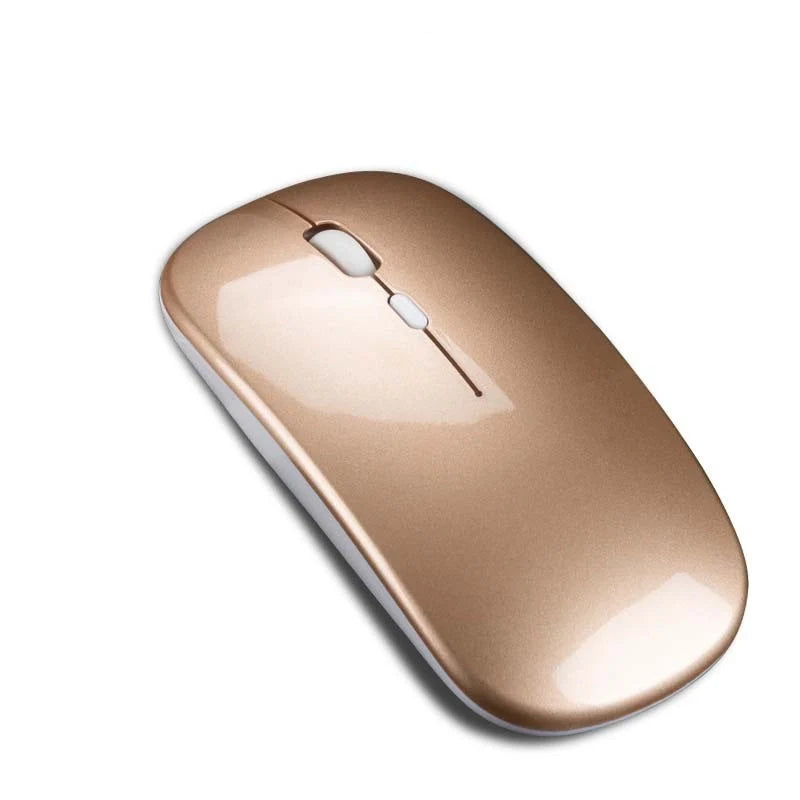 Ergonomic wireless dual-mode mouse with adjustable DPI settings in various colors