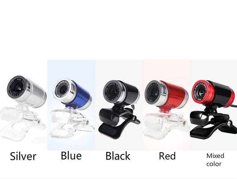 480P HD camera with 12.0M pixels and 30fps frame rate in various colors