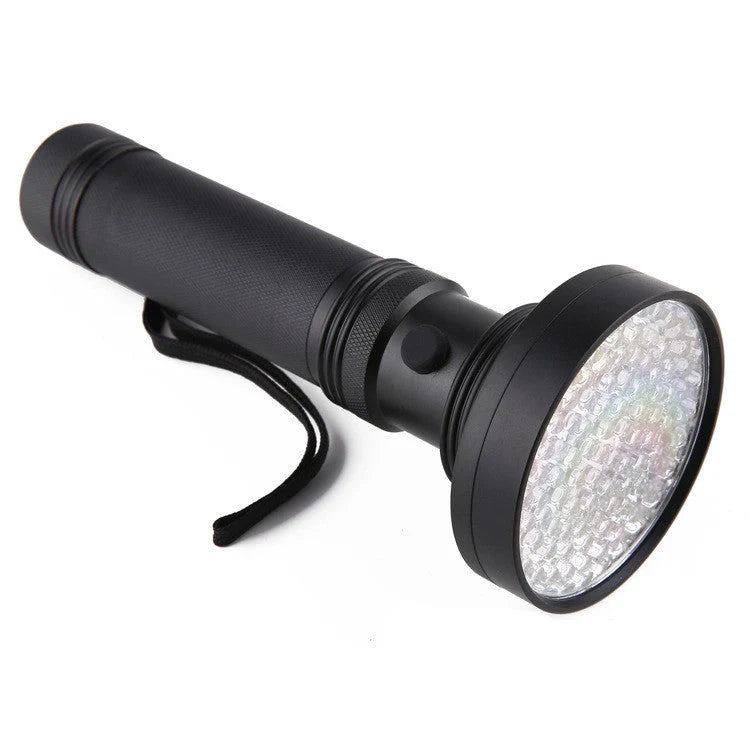 Violet fluorescent agent detection flashlight with aluminum alloy body and 5W LED