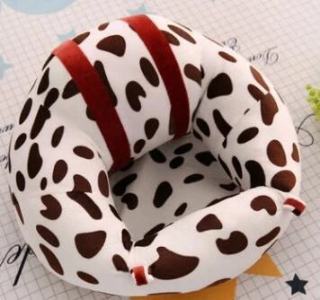 Infant safety seat with plush toy design for babies learning to sit, 45x45cm