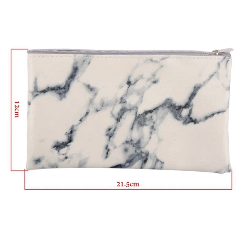 10-piece marble makeup brush set with 5 large and 5 small brushes for precise beauty application