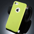 Soft silicon TPU phone case in a candy colour for a compatible Apple iPhone model.