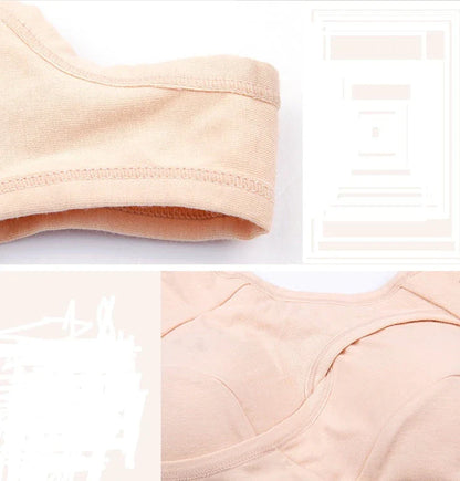 Comfortable and supportive sports bra with wireless design, crossover lift, and inner-bust band for plus-size support