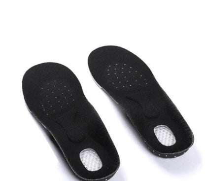 Thickened sports insole with honeycomb design for shock absorption and pain relief