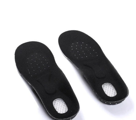 Thickened sports insole with honeycomb design for shock absorption and pain relief