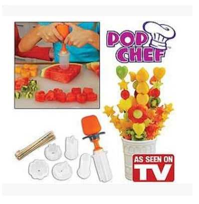 Fruit and Vegetable Carving Device for creative culinary presentations