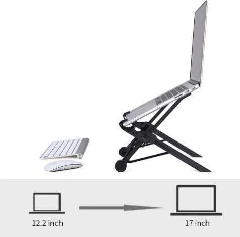 Stylish desktop computer stand with modern, space-saving design to elevate your workstation and boost productivity