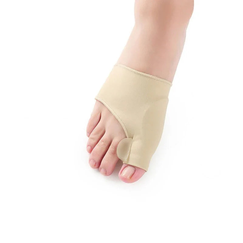 Corrective socks with gel toe separator for bunion pain relief and toe realignment