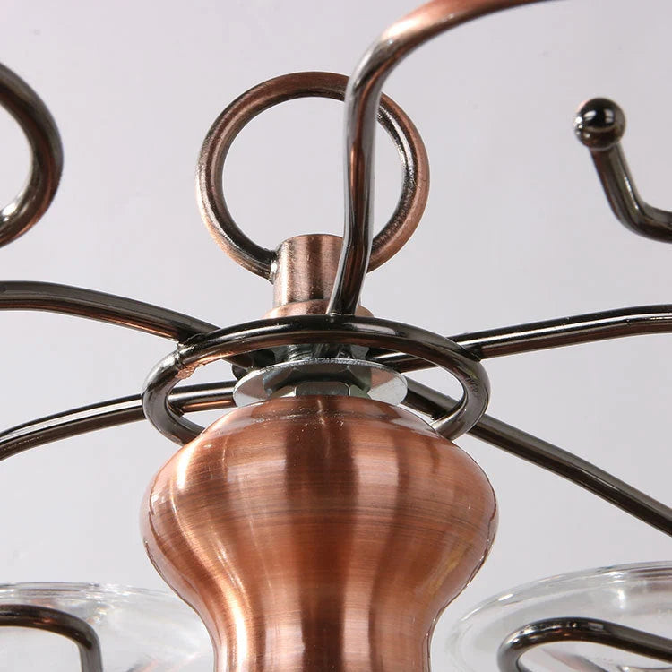 Bronze metal wine glass rack for upside-down storage, dimensions 32x26x26cm